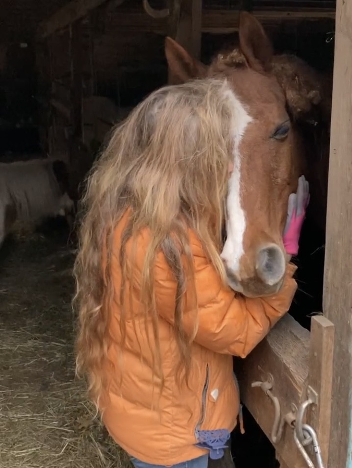 Lana with horse